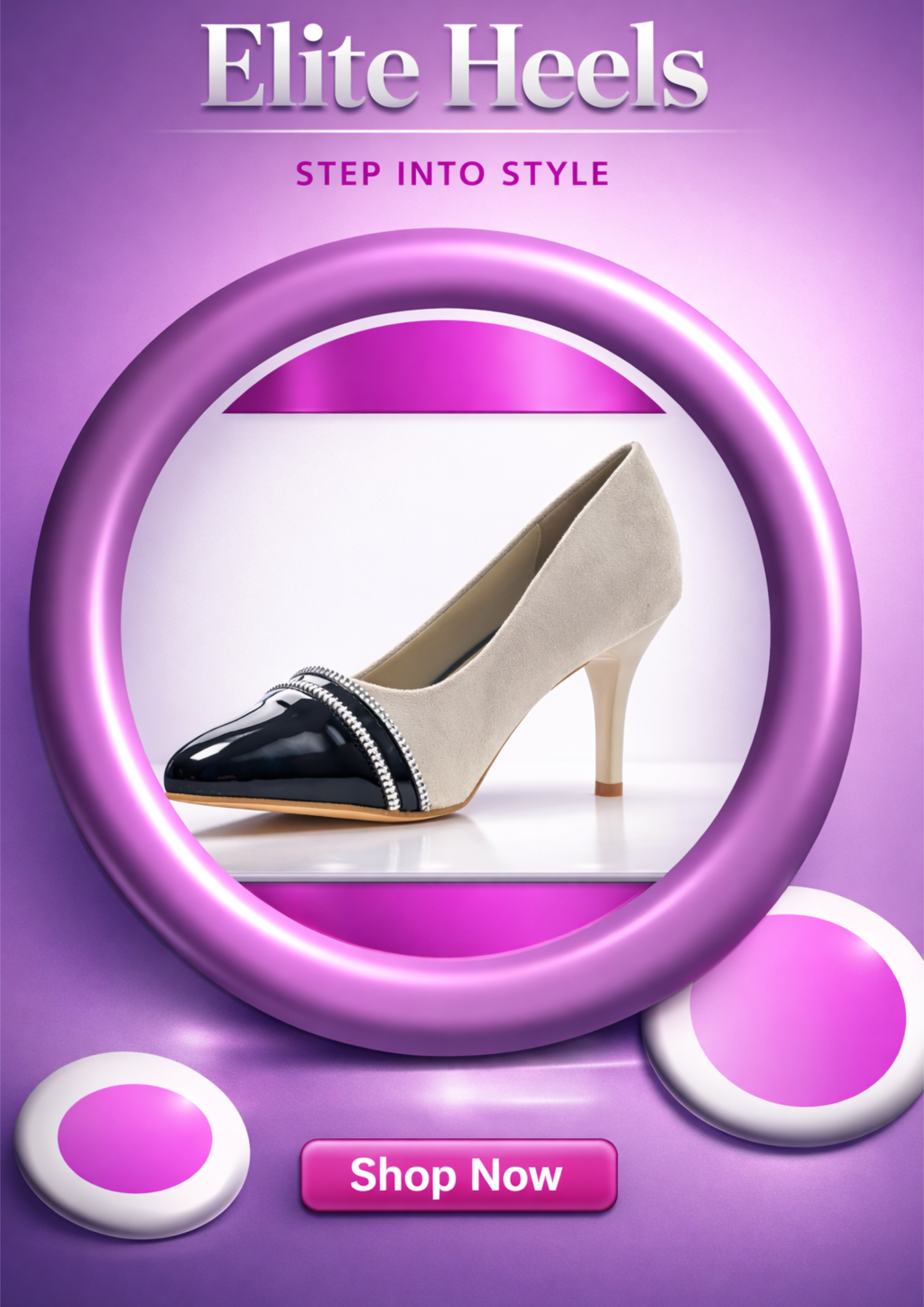 High heel shoe design